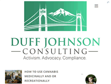 Tablet Screenshot of duffjohnsonconsulting.com